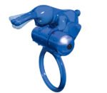 Buzz Bunny Cockring Vibe - Blue - Image 2