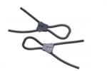 Vigor II Electro Stim Cock and Balls Ties & Frenum Electro Stimulator – Black - Image 2