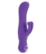Posh Silicone Double Dancer Dual Vibrator – Purple - Image 3