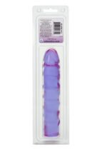 Junior Dong Reflective Gel Dildo – Purple, 7.5 in, Waterproof - Image 6