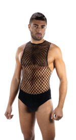 Envy Full Effect Fishnet 2 Piece Set Os - Black - Image 2