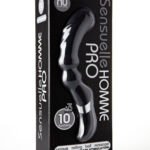 Sensuelle Homme Pro 10 Function 3 Speed Massager - Black