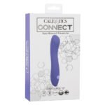 CalExotics Connect Contoured "G" Vibrator – Periwinkle, App-Controlled, Waterproof - Image 2