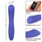 CalExotics Connect Contoured "G" Vibrator – Periwinkle, App-Controlled, Waterproof - Image 4