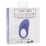 CalExotics Connect Couples Vibrating Cock Ring – Periwinkle - Image 2