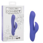 CalExotics Connect Dual Stimulator Rechargeable Vibrator – Periwinkle - Image 7