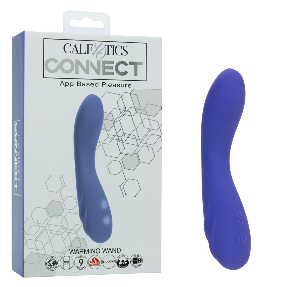 calexotics-connect-warming-wand-purple Calexotics Connect Warming Wand - Purple - Image 1