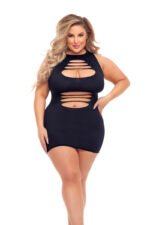 Can't Commit Dress – Queen Size – Black