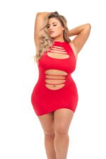 Can't Commit Dress – Queen Size – Red