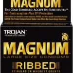 Trojan Magnum Ribbed - 3 Pack