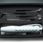 Neon Wand Electrosex Kit - White Handle - Red Electrode