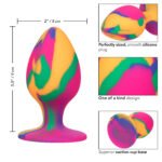 Cheeky Large Tie-Dye Anal Plug – Multi - Image 4