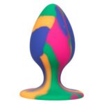 Cheeky Medium Tie-Dye Anal Plug – Phthalate-Free Silicone with Suction Cup Base - Image 7
