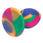 Cheeky Medium Tie-Dye Anal Plug – Phthalate-Free Silicone with Suction Cup Base - Image 8