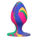 Cheeky Medium Tie-Dye Anal Plug – Phthalate-Free Silicone with Suction Cup Base - Image 10