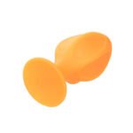 Cheeky Orange 2-Piece Anal Plug Set with Suction Cup – Body-Safe Silicone - Image 7