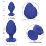 Cheeky 2-Piece Anal Plug Set – Purple - Image 9