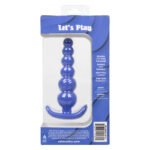 Cheeky X-6 Beads Anal Plug – Blue - Image 3