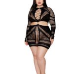 Chemise Dmnd - Queen Size - Black