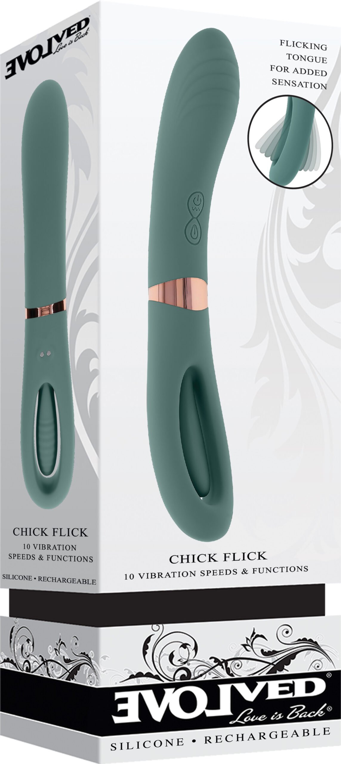 chick-flick-mint-vibrator Chick Flick Mint Vibrator - Image 1