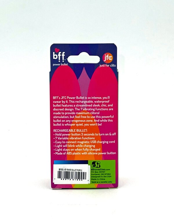Jfc Rechargeable Power Bullet - Purple