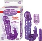 Clit Tickler Penis Extender - Purple - Image 3