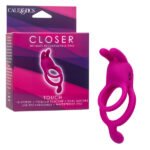 Closer Intimate Rechargeable Ring Touch Vibrating Cock Ring – Pink - Image 2