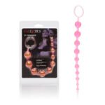 X-10 Beads Anal Plug – Pink, Phthalate-Free - Image 4