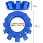 Cock-Lug Lugged Cockring - Marine Blue - Image 4