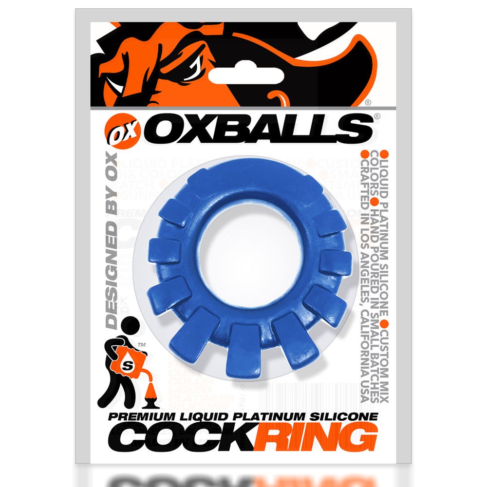 cock-lug-lugged-cockring-marine-blue Cock-Lug Lugged Cockring - Marine Blue - Image 1