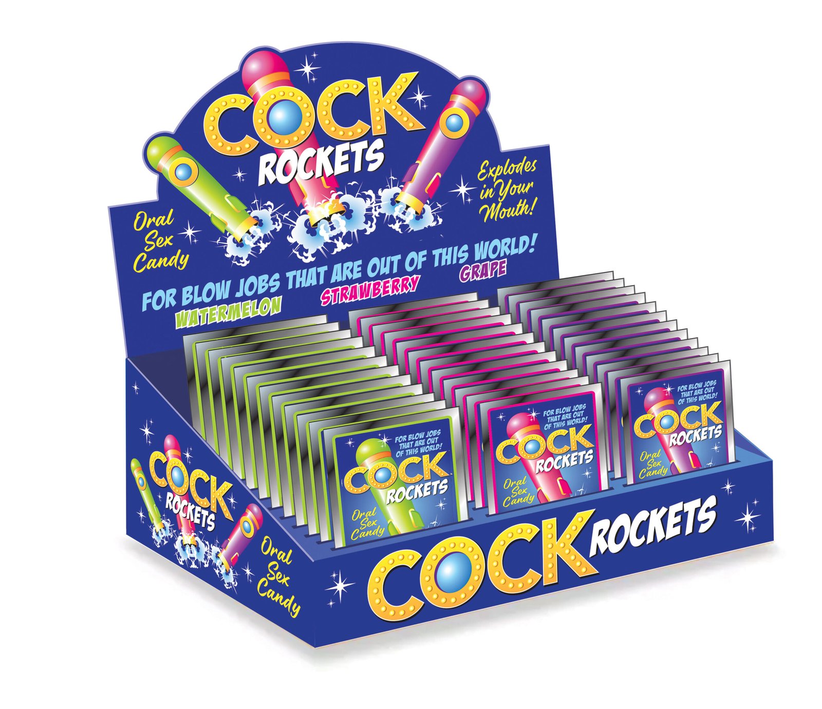 cock-rockets-display-of-36 Cock Rockets Display of 36 - Image 1