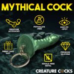Cockness Monster Keychain - Green - Image 2