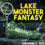 Cockness Monster Keychain - Green - Image 3