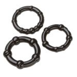 Cloud 9 Novelties Super Stretch Beaded Cock Ring Combo Pack – Black - Image 2