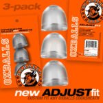 OXBALLS Cocksheath Adjustfit 3-Pack Bullet Inserts – Clear - Image 5
