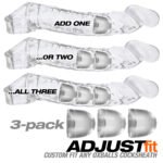 OXBALLS Cocksheath Adjustfit 3-Pack Bullet Inserts – Clear - Image 6
