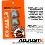 OXBALLS Cocksheath Adjustfit 3-Pack Bullet Inserts – Clear - Image 8