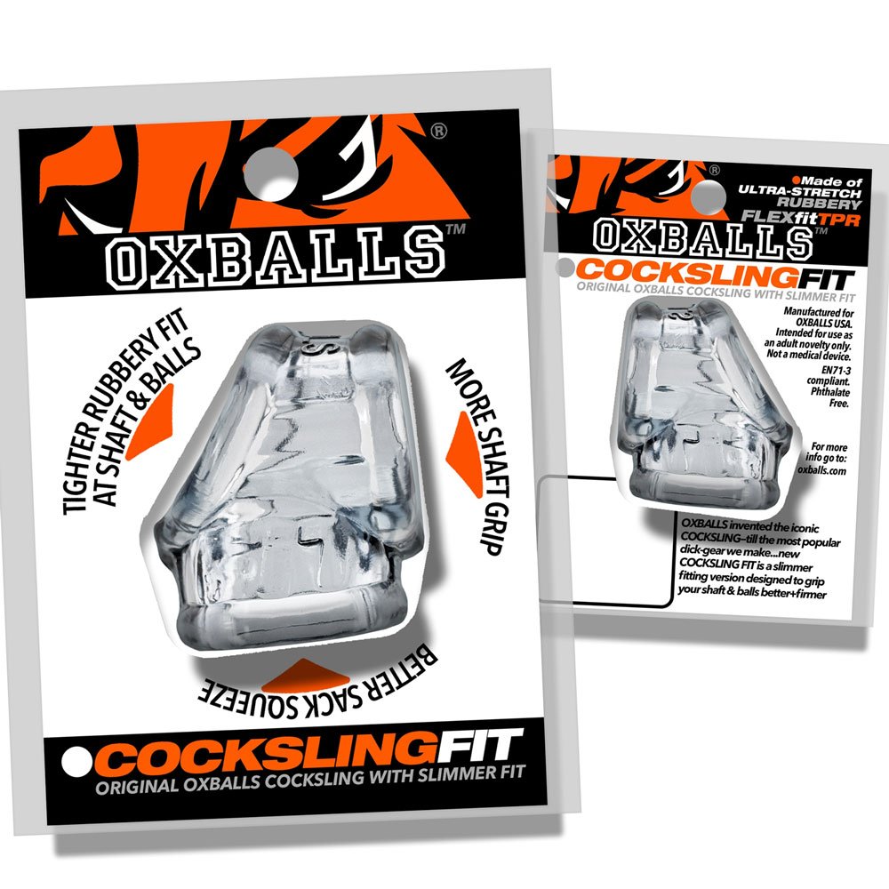 cocksling-fit-sling-clear Cocksling Fit Sling - Clear - Image 1