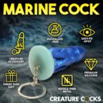 Cocktopus Keychain – Blue Silicone Octopus Novelty Item - Image 2