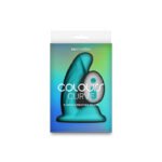 Colours Curve Vibrating 5" Dildo - Teal - Image 2