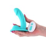 Colours Curve Vibrating 5" Dildo - Teal - Image 4