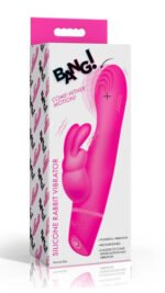 Come Hither Silicone Rabbit Vibrator – Pink, Rechargeable, Dual Motor