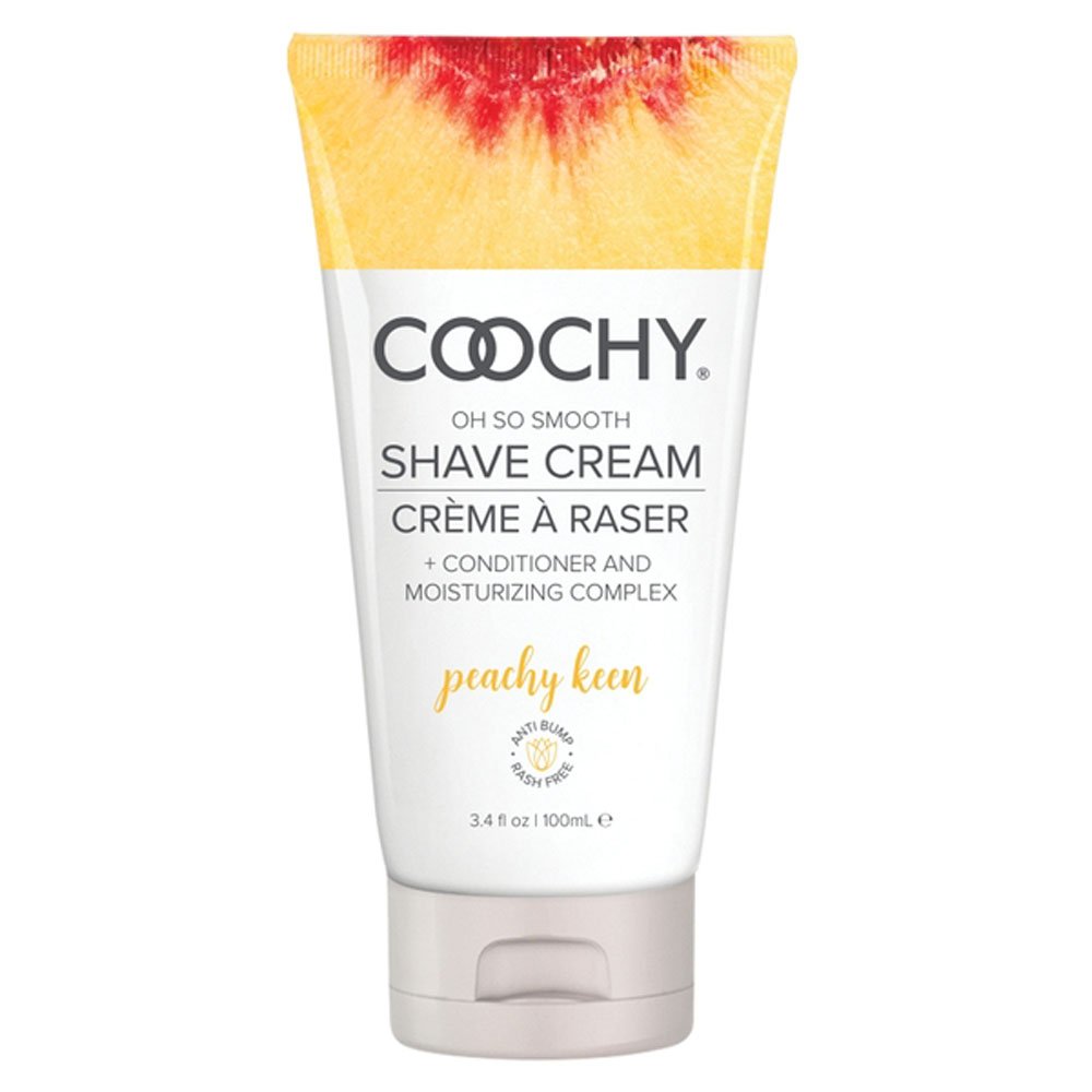 coochy-oh-so-smooth-shave-cream-peachy-keen-34-fl-oz-100ml Coochy Oh So Smooth Shave Cream - Peachy Keen 3.4 Fl Oz 100ml - Image 1