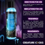 Creature Cum Blue Water-Based Lubricant 8oz - Image 2
