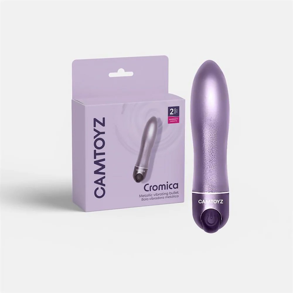 cromica-camtoyz-metallic-vibrating-bullet-purple Cromica Camtoyz Metallic Vibrating Bullet - Purple - Image 1