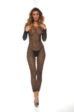 Crotchless Bodystocking – Black, One Size - Image 2