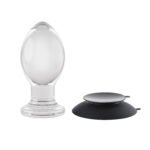 Crystal Ball Clear Anal Plug with Silicone Suction Cup – Waterproof ABS Plastic - Image 4