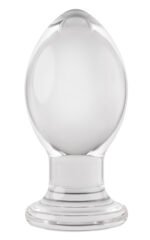 Crystal Ball Clear Anal Plug with Silicone Suction Cup – Waterproof ABS Plastic - Image 5