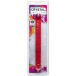 Crystal Jellies 18 Inch Double Dong - Pink - Image 2