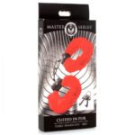 Cuffed in Fur Furry Handcuffs - Red - Image 4